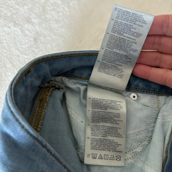 NYDJ Marilyn Straight Jeans Womens Size 10 Raw Hem High-Rise - Picture 7 of 14